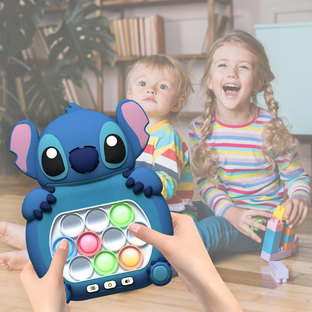 MG Pop It Stitch 2 interaktívna hračka pre deti, modrá