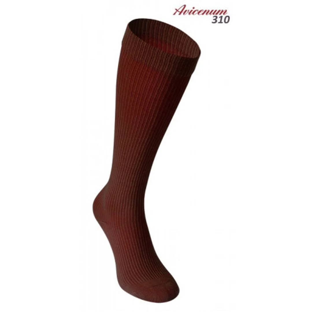 AVICENUM Cotton 310 DEN podkolienky tmavohnedé - 8080 - Veľkosť 36-38