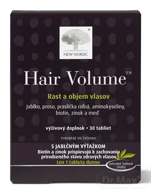 NEW NORDIC HAIR VOLUME 1×30 tbl, výživový doplnok