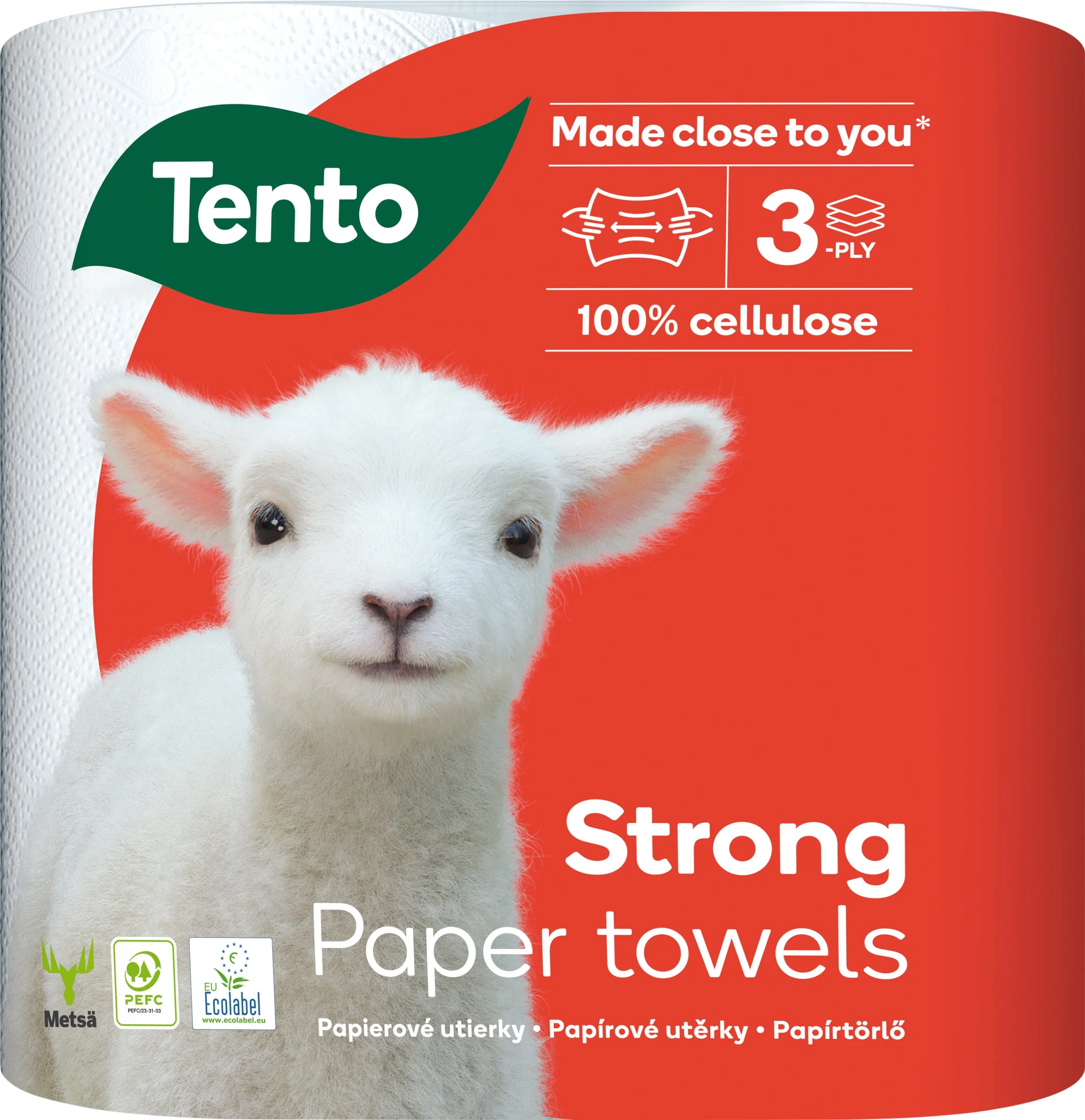 Tento kuchynské utierky Strong 1×2 ks, papierové utierky