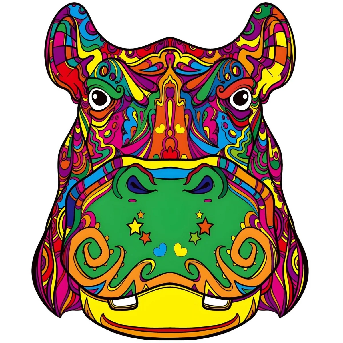 Drevené puzzle Hippocampus/L 240 dielikov, veľkosť L