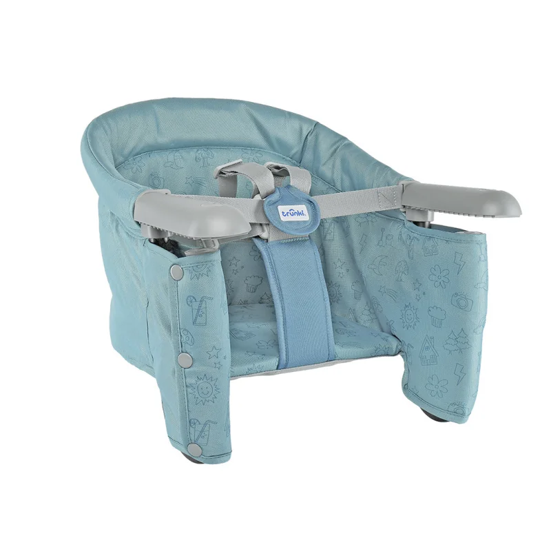 Trunki - Závesná jedálenská stolička/kreslo na stôl modrá