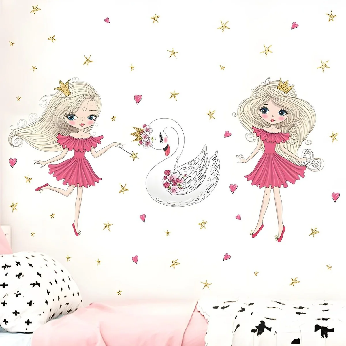 Samolepka na stenu/Tapeta Princess 