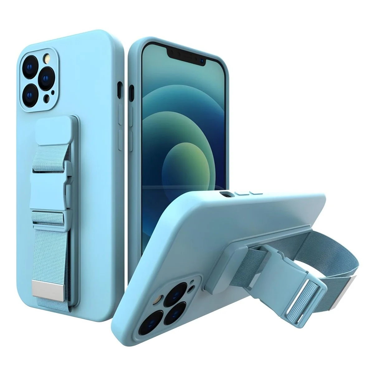 Puzdro Rope Case pre Samsung Galaxy A32 5G - Tyrkysová