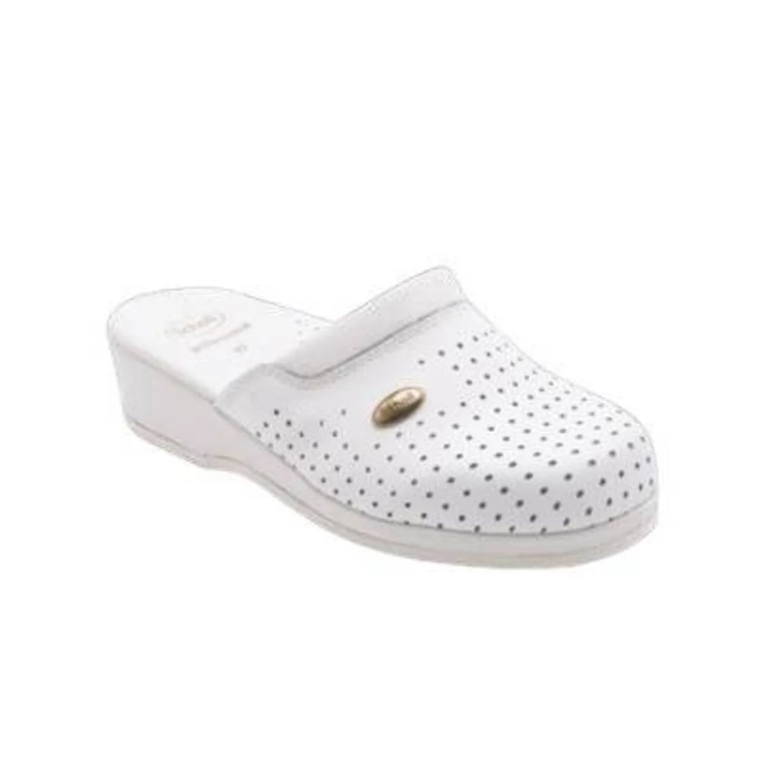 SCHOLL Clog Back Guard zdravotná obuv biela  - Veľkosť 43