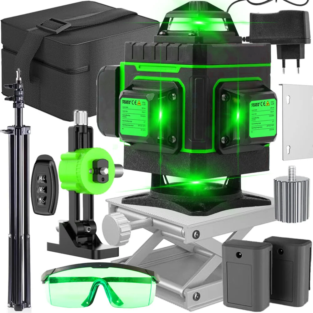 MG Laser Level laserová vodováha, čierna