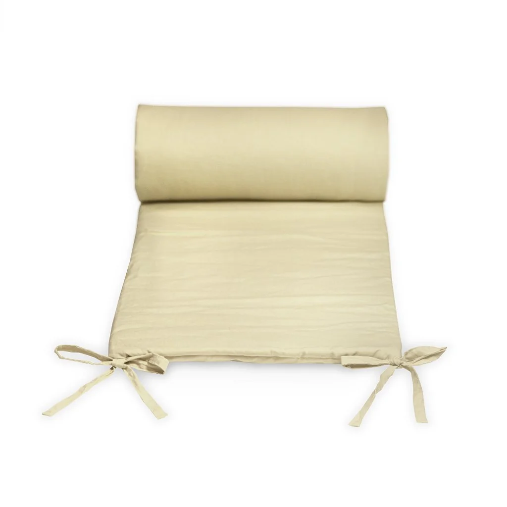 Mantinel ochranný do postieľky TILLY MAX Light Beige 360 cm