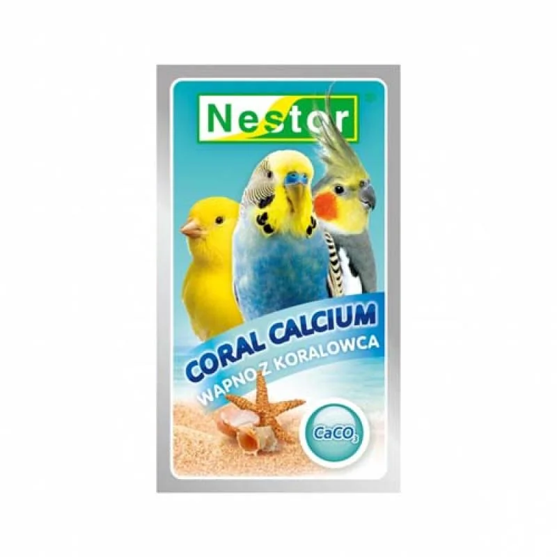 NESTOR Coral Calcium 40g koralový vápnik pre vtáctvo