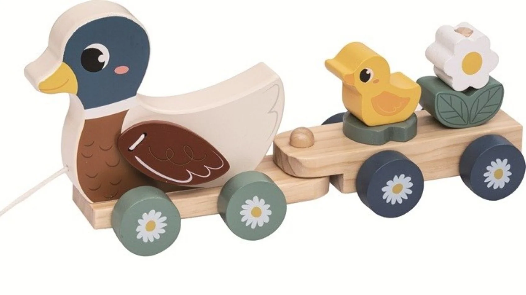 2Kids Toys Ťahacia hračka Kačacia rodina