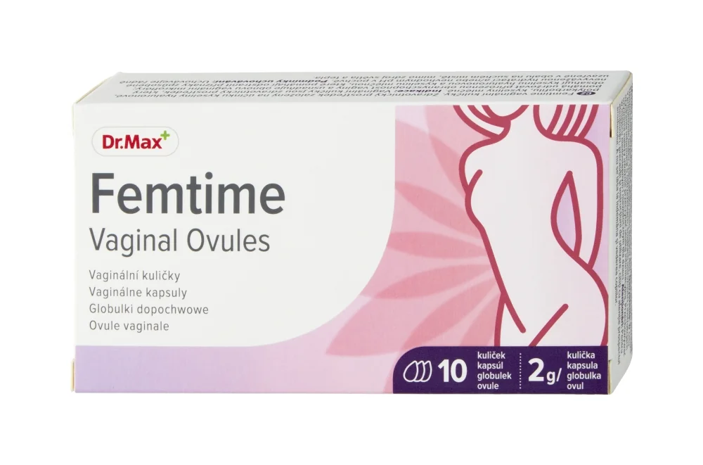 Dr. Max Femtime Vaginal Ovules 1×10 cps, vaginálne kapsuly