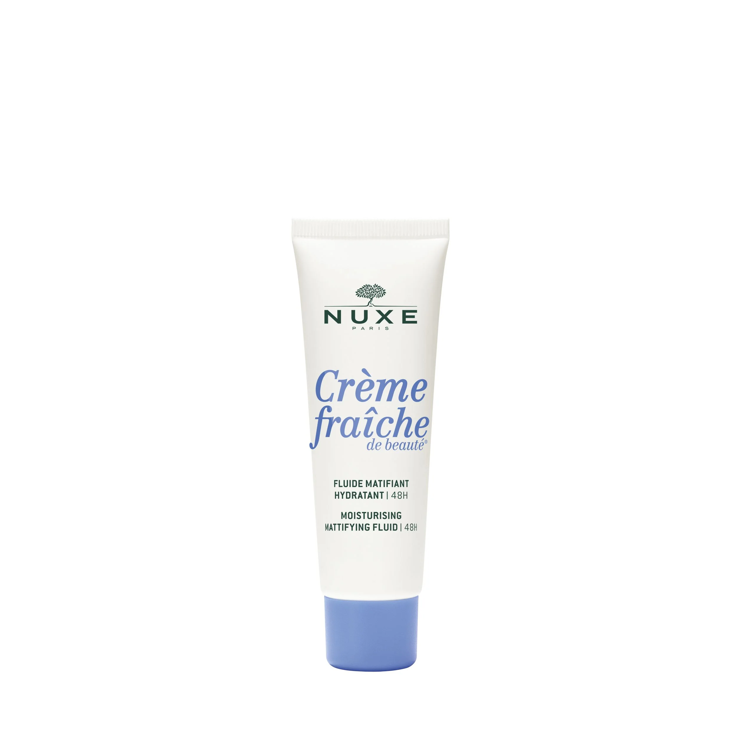 CREME FRAÎCHE® de Beauté HYDRATUJÚCI A ZMATŇUJÚCI FLUID 48 H PRE ZMIEŠANÚ PLEŤ 1×50 ml, hydratujúci fluid