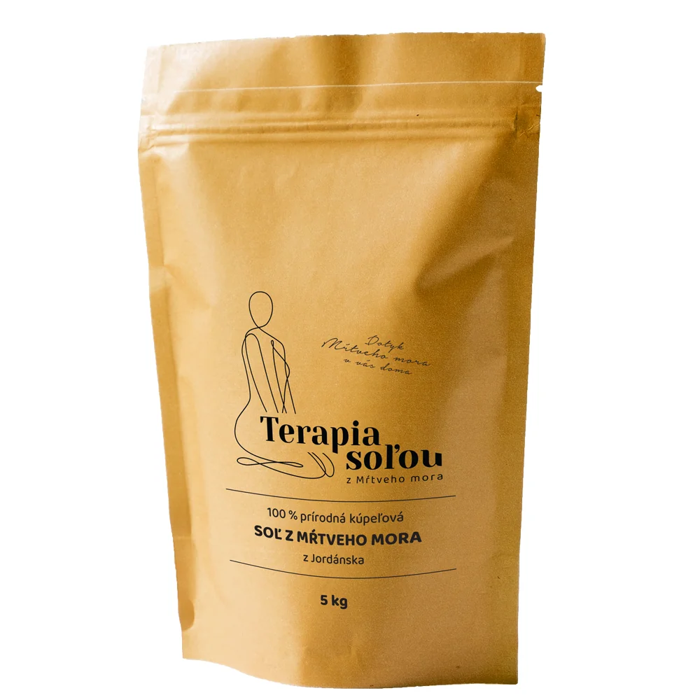Terapia soľou Soľ z Mŕtveho mora z Jordánska 1×5 kg, soľ do kúpeľa