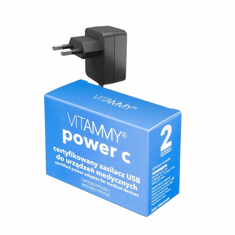 VITAMMY Power C, Napájací zdroj USB C pre tlakomery NEXT 2/2 + 3 4/4 + 6, 7 a 8+ 1×1 ks, napájací zdroj USB C