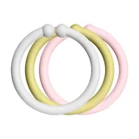 BIBS Loops krúžky  haze/meadow/blossom