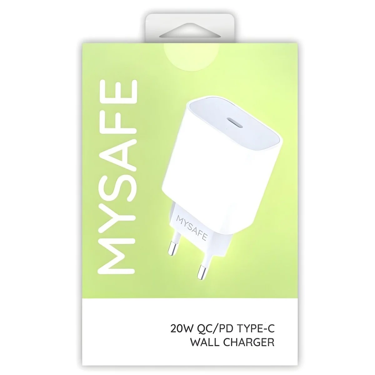 Nástenná nabíjačka USB-C PD 20W 20W, polykarbonát