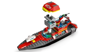 LEGO® City 60373 Hasičský záchranný čln a loď 1×1 ks, lego stavebnica