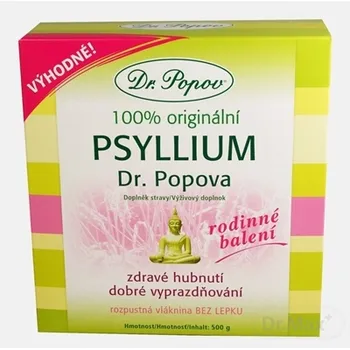 DR. POPOV PSYLLIUM 1×500 g, rozpustná vláknina