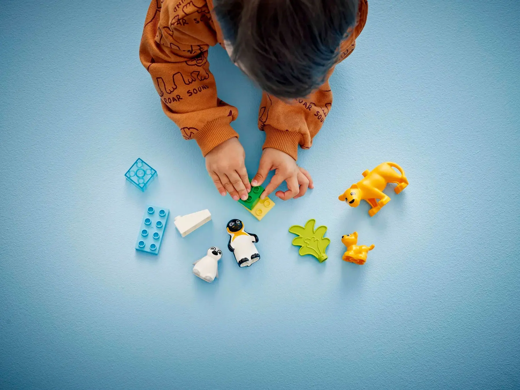 LEGO Rodinky divokých zvierat: Tučniaky a lev