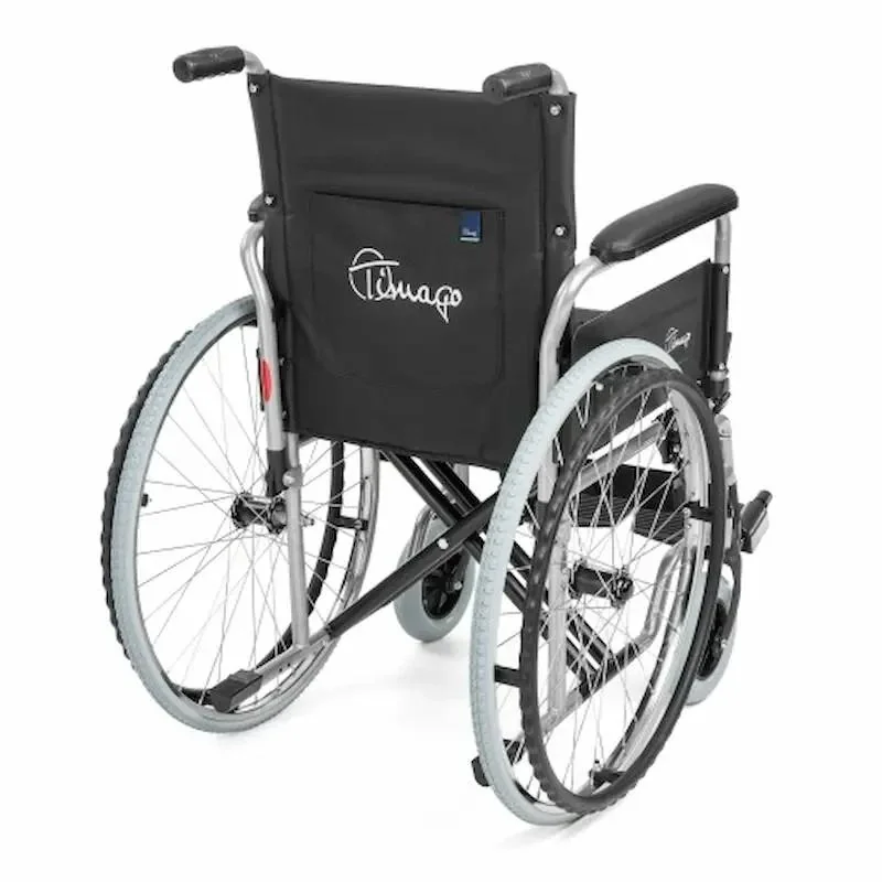 Timago CLASSIC H011 invalidný vozík šírka 46cm, čierny Farba: čierna