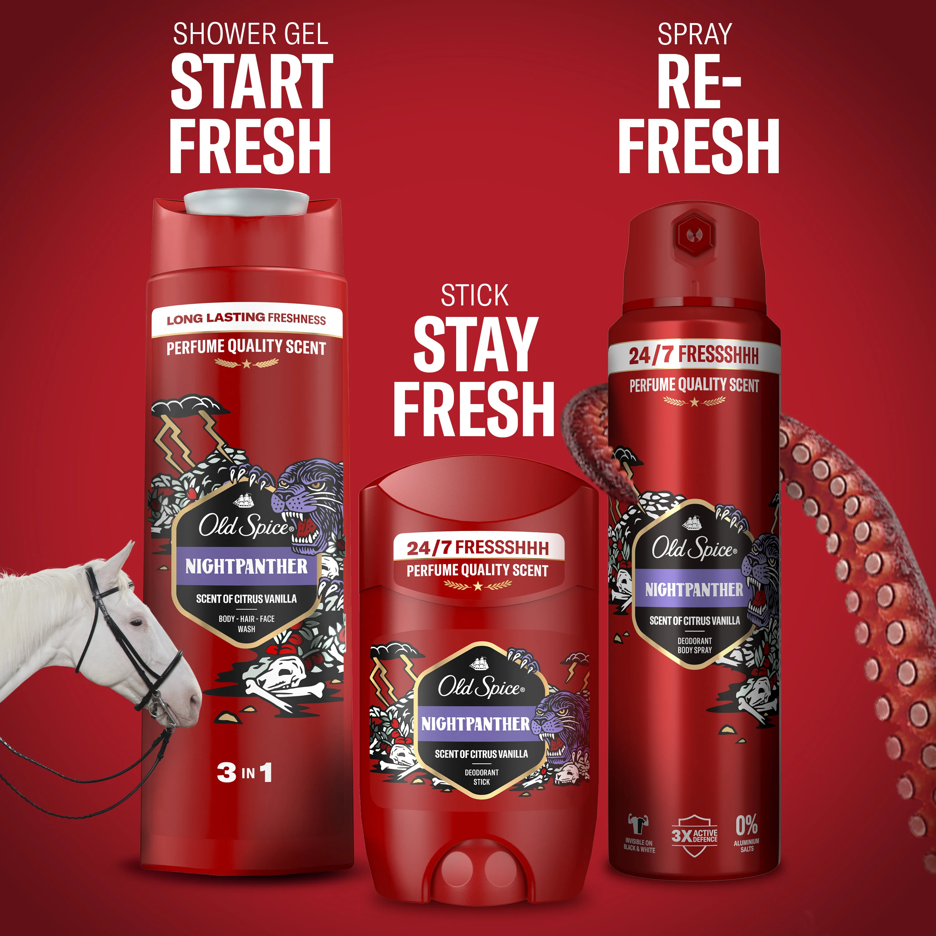 Old Spice Night Panther tuhý dezodorant 65 ml