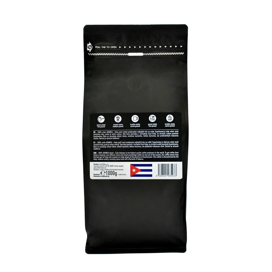 Zrnková káva Veronia CUBA - CV 1kg