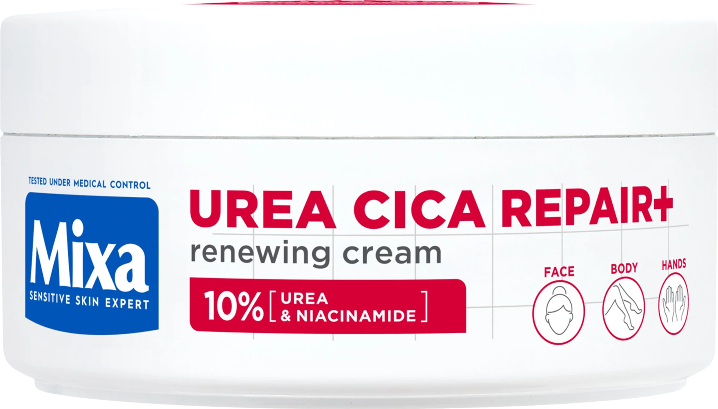 Mixa Urea Cica Repair+ regeneračná telová starostlivosť o veľmi suchú hrubú pokožku 1×150 ml, telový krém
