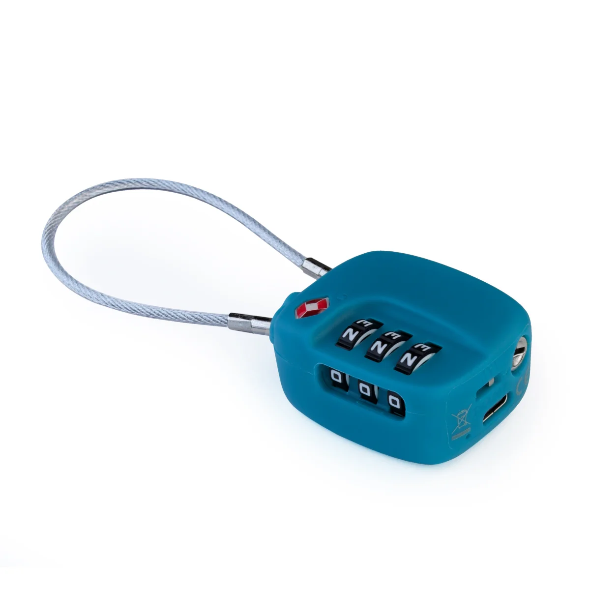BOOMPODS LOCK cestovný zámok s lokátorom - modrý