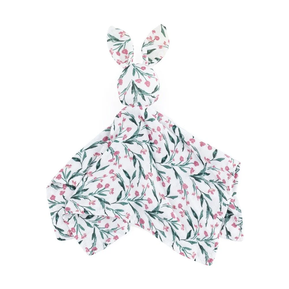 Maznáčik bambusový mušelínový Hugo Pink Meadow 0m+