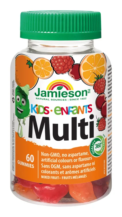 JAMIESON Multi kids GUMMIES 1×60 ks, multivitamín