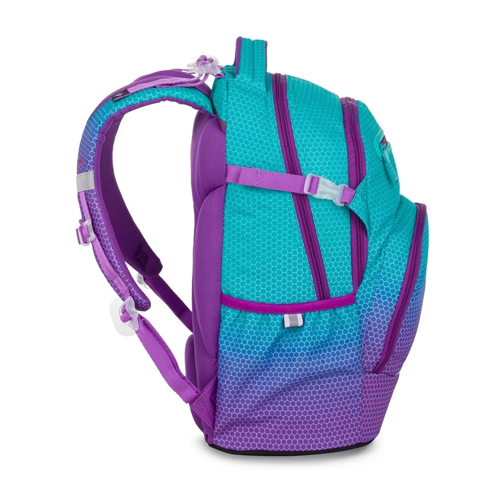 Školský batoh OXY Ombre Blue - Pink Modro-ružový