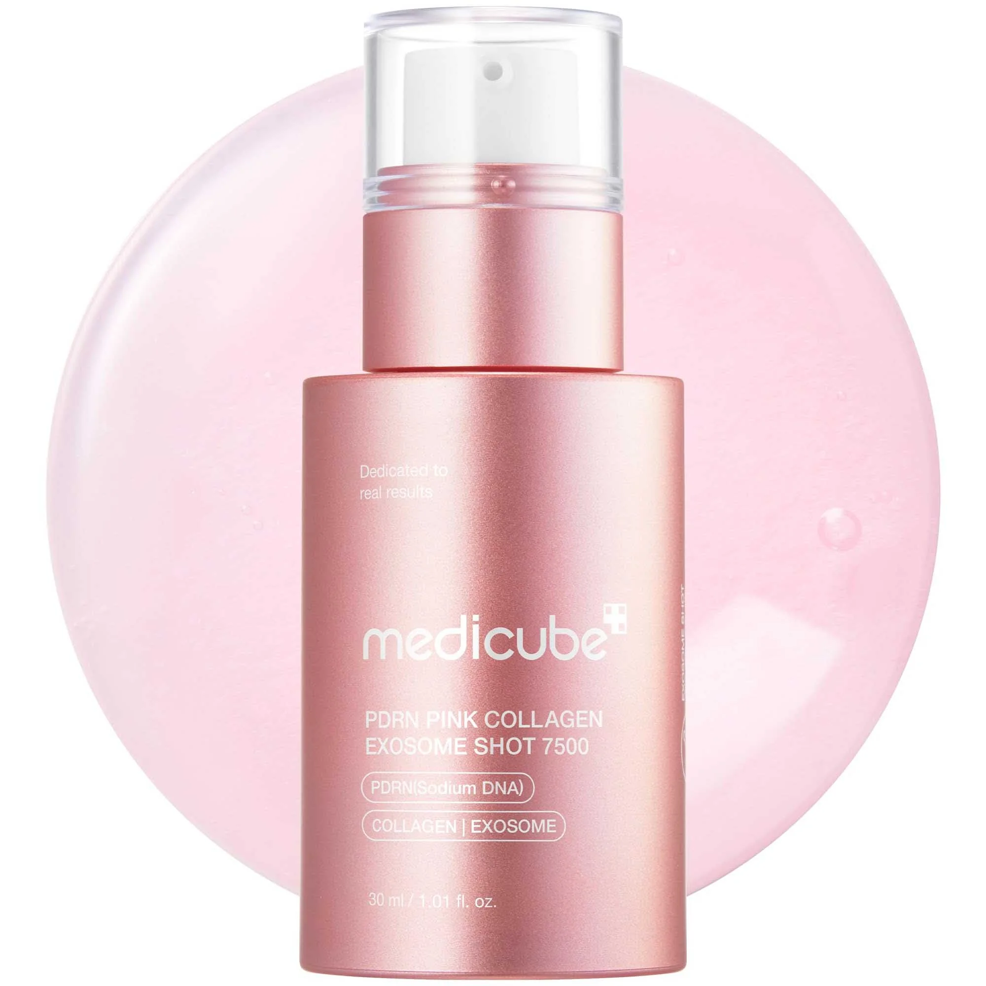 MEDICUBE PDRN Pink Collagen Exosome Shot Serum 7500 Spevňujúce sérum s PDRN, exozómami a kolagénom 30ml