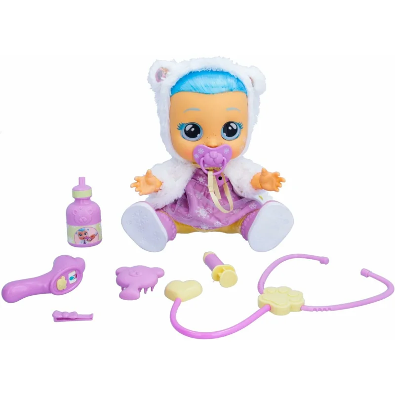 IMC Toys Cry Babies Kristal Dressy interaktívna bábika ochorie a uzdraví sa