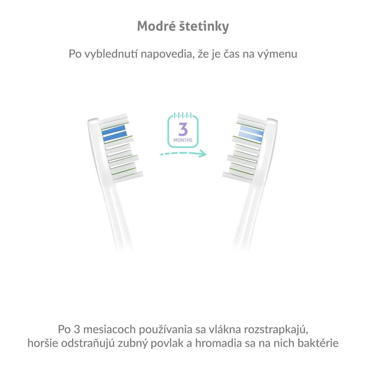 TrueLife SonicBrush UV Heads White Standard 8 Pack 1×8 ks, náhradné hlavice