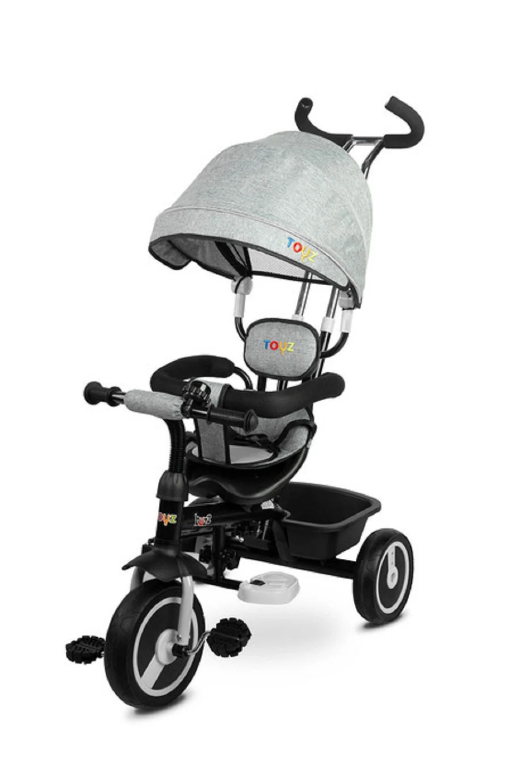 Trojkolka Buzz Grey, šedá