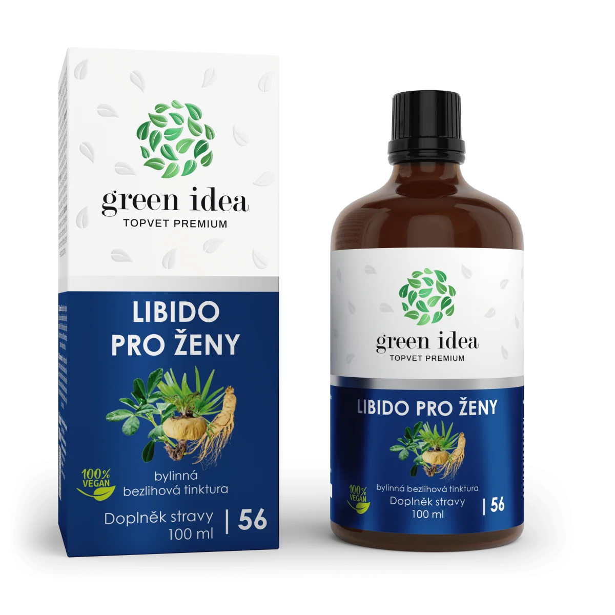 Libido pre ženy – bezliehová tinktúra 100 ml – Green idea
