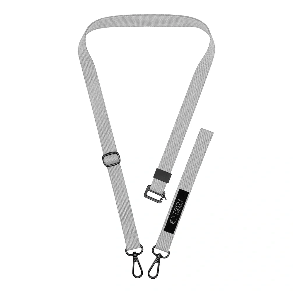 Tech-Protect Rope Crossbody šnúrka na mobil, sivá