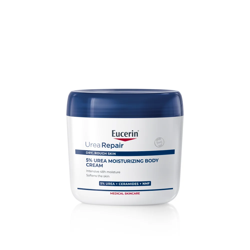 Eucerin UreaRepair Telový krém 5 % urea, 450 ml 1×450 ml, hydratácia pokožky