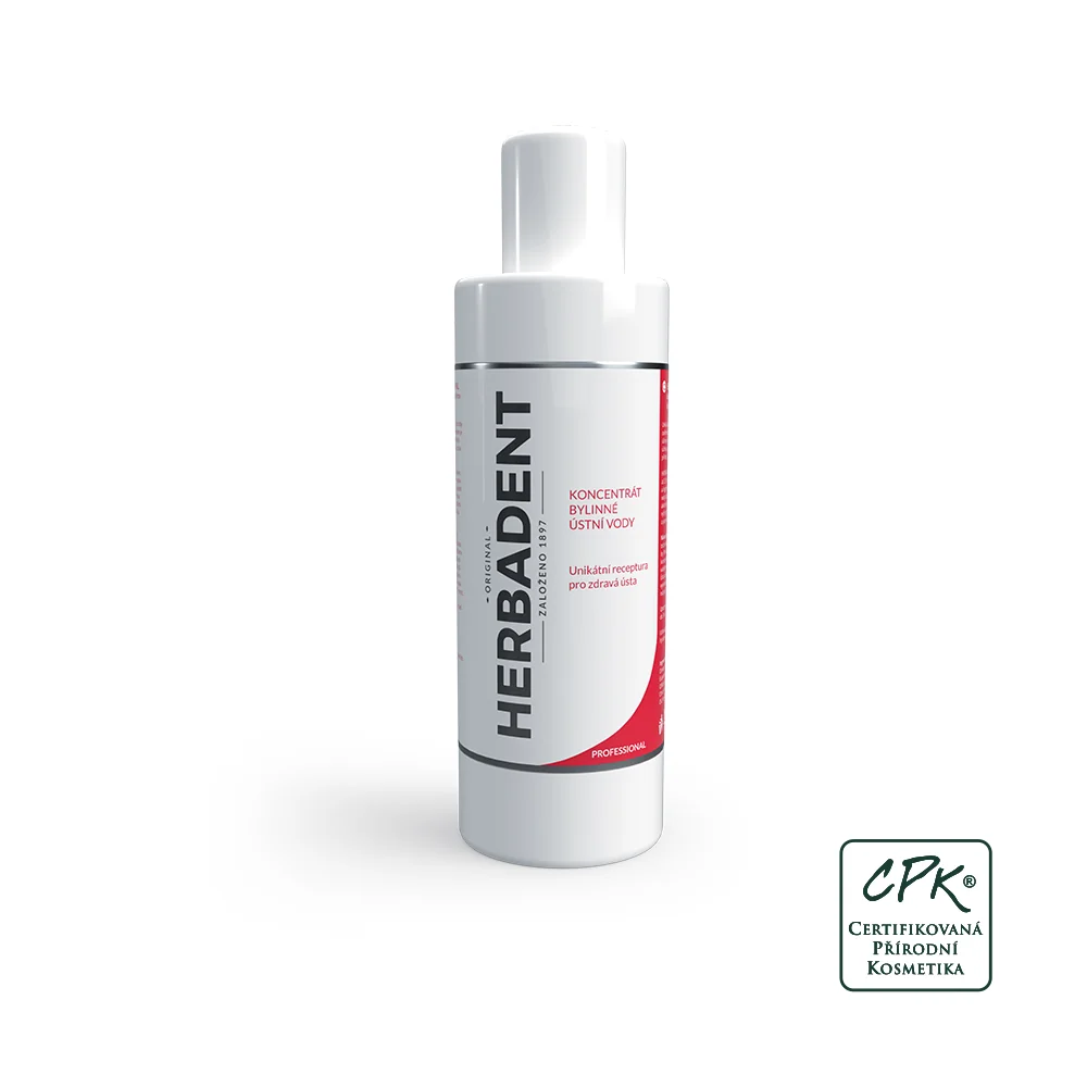 HERBADENT PROFESSIONAL koncentrát ústnej vody 250ml 1×200+50 ml, ústna voda