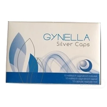 GYNELLA Silver Caps 1×10 ks, mäkké vaginálne kapsule