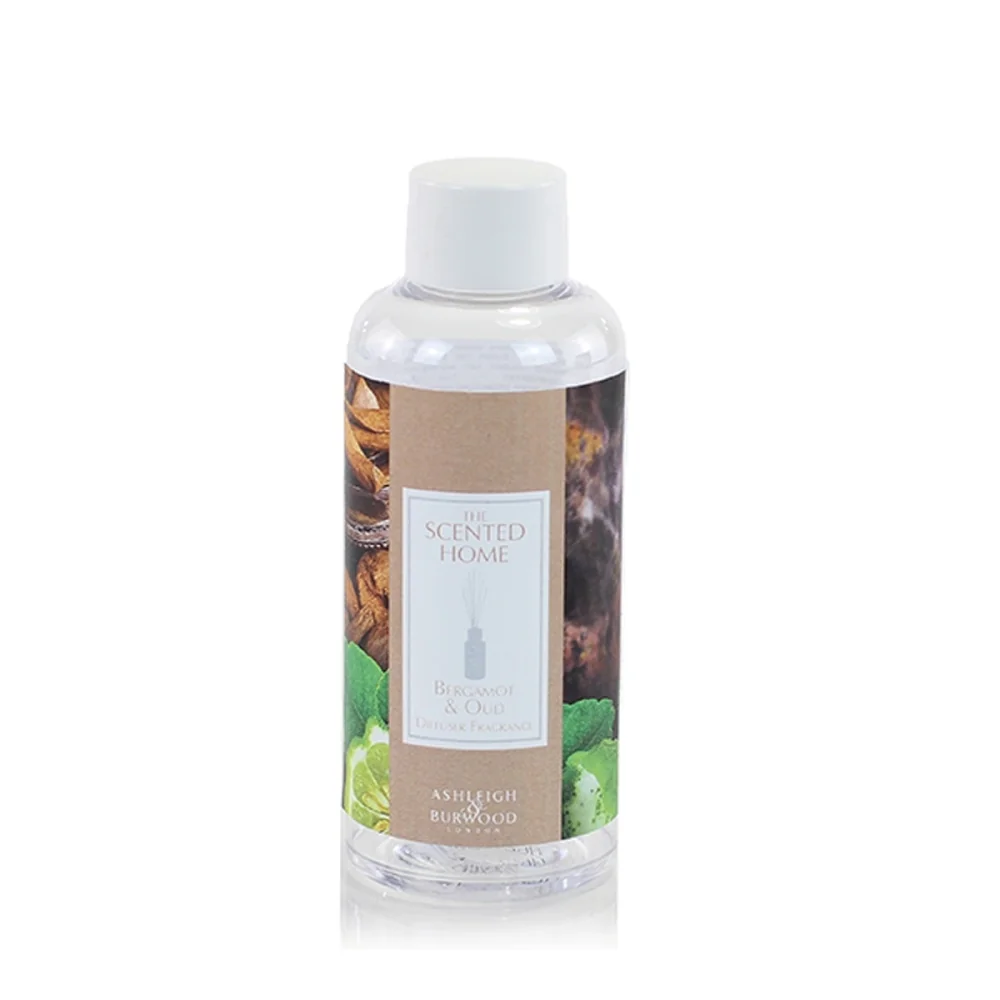 Náhradná náplň do difuzéra THE SCENTED HOME - BERGAMOT & OUD, 150 ml