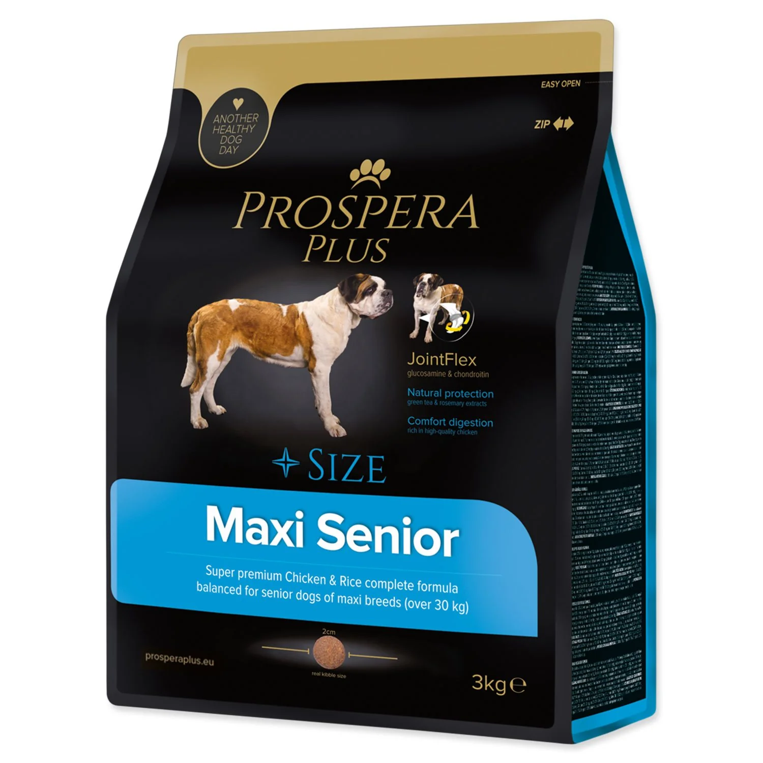 Krmivo Plus Maxi Senior kura s ryžou 3kg 3kg