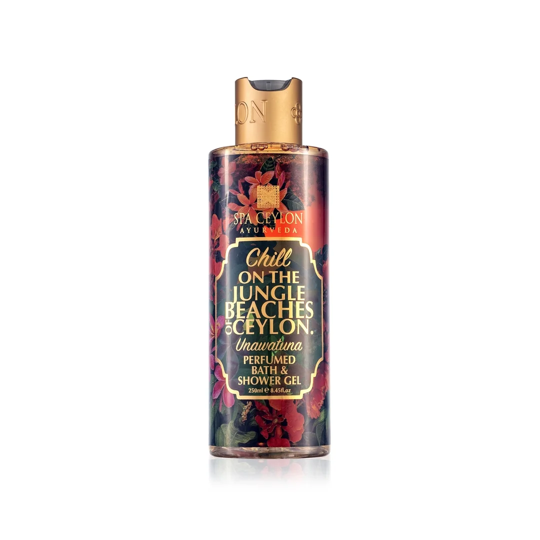 Sprchový a kúpeľový gél Unawatuna 250 ml, lotos, pluméria