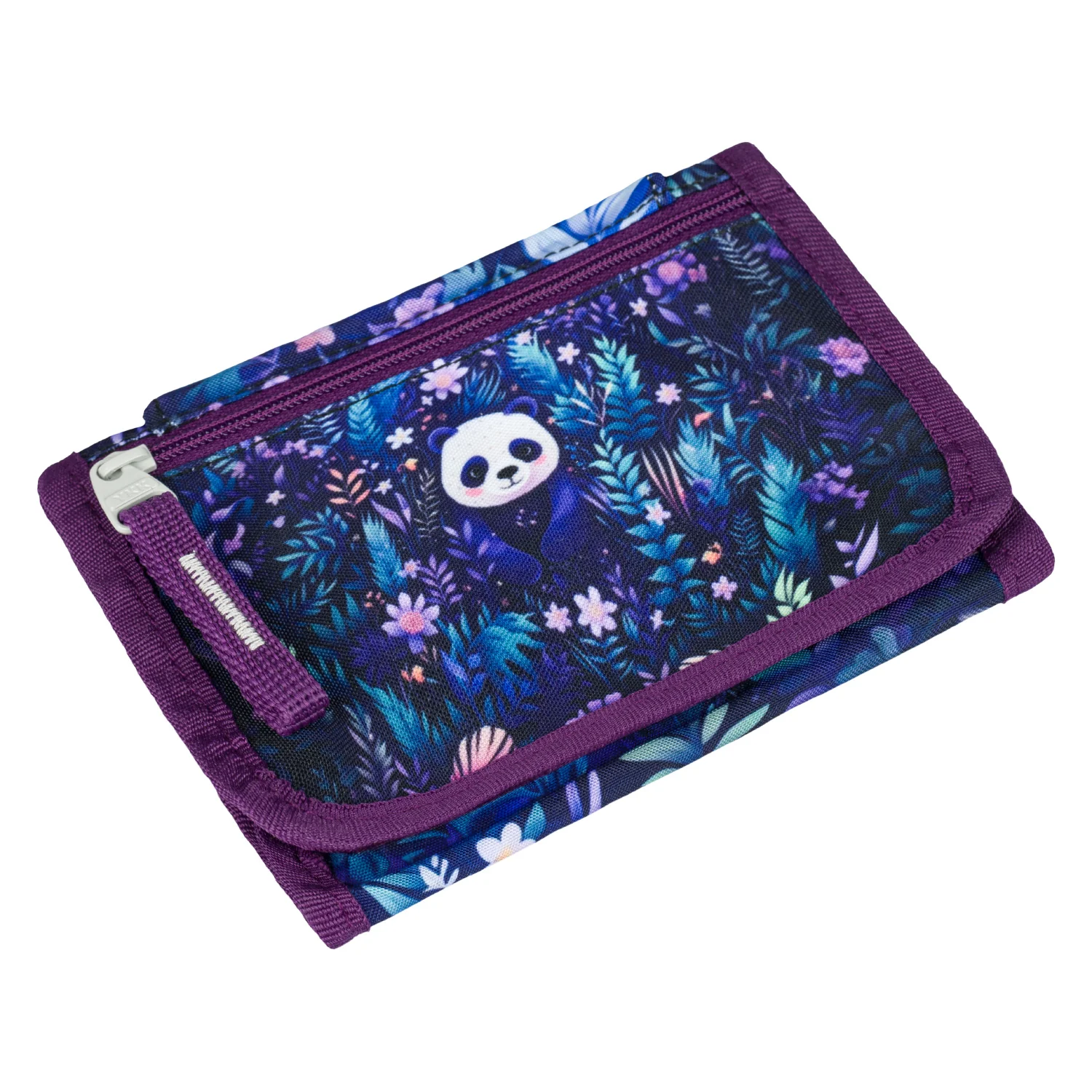 Peňaženka na krk Jungle Panda detská, zelená