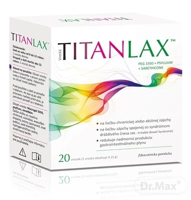 TITANLAX 20×9,15 g, zdravotnícka pomôcka