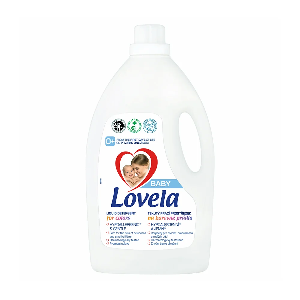 Lovela Baby tekutý prací prípravok na farebné prádlo / 32 pracích dávok 2900 ml