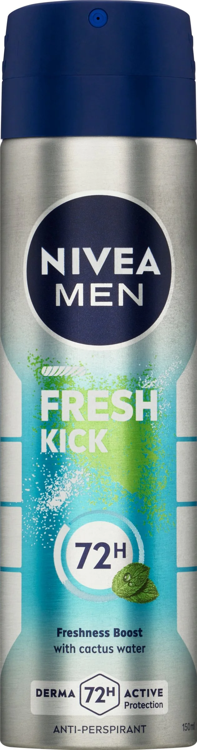 NIVEA Men Sprej AP Fresh Kick 1×150 ml, antiperspirant
