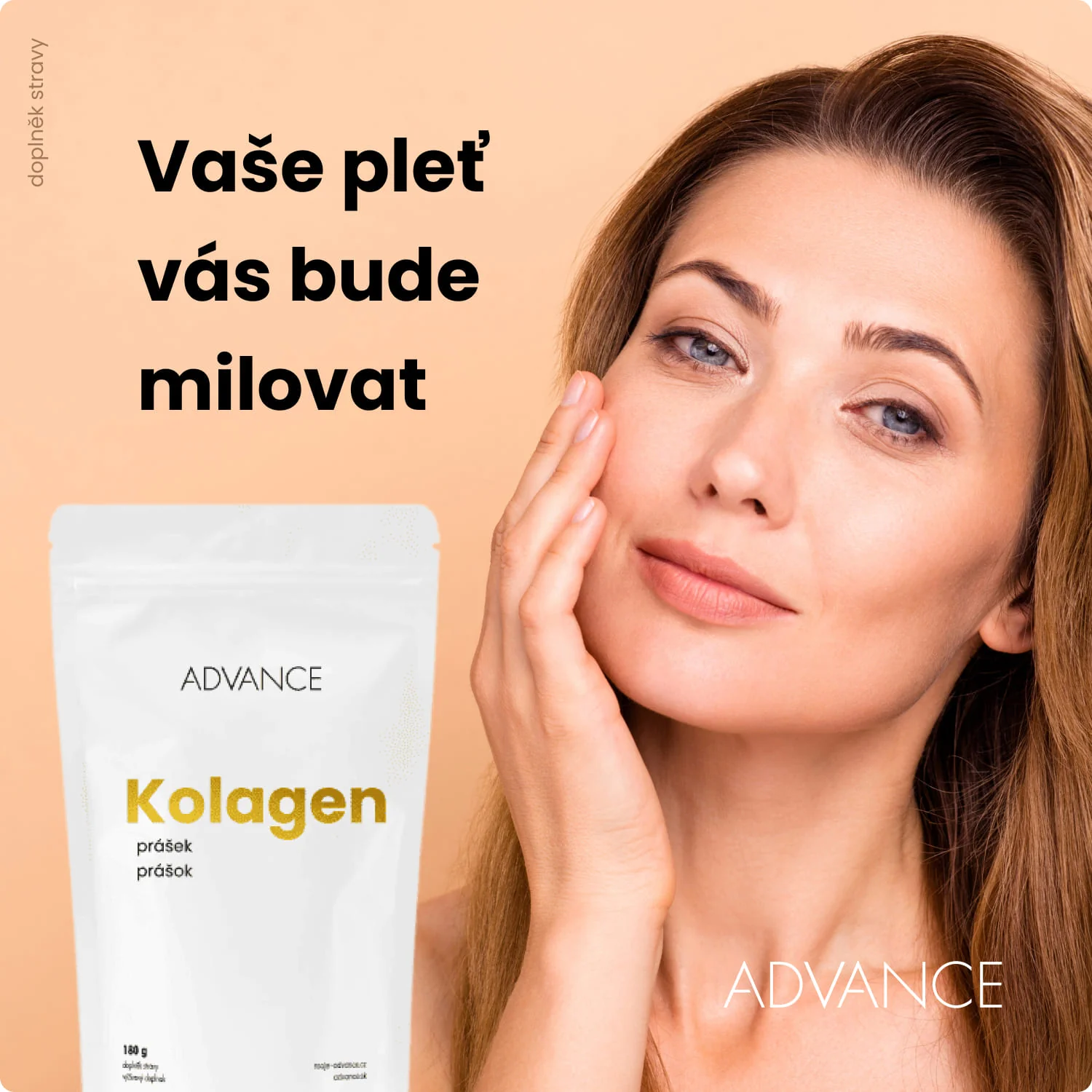 ADVANCE Kolagén 180 g - v prášku 180 g