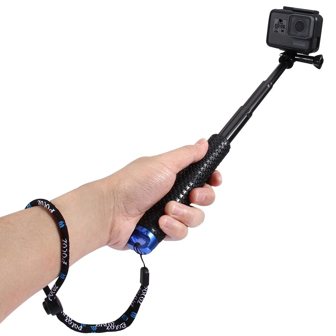 PULUZ PU150 selfie tyč pre športové kamery, čierna