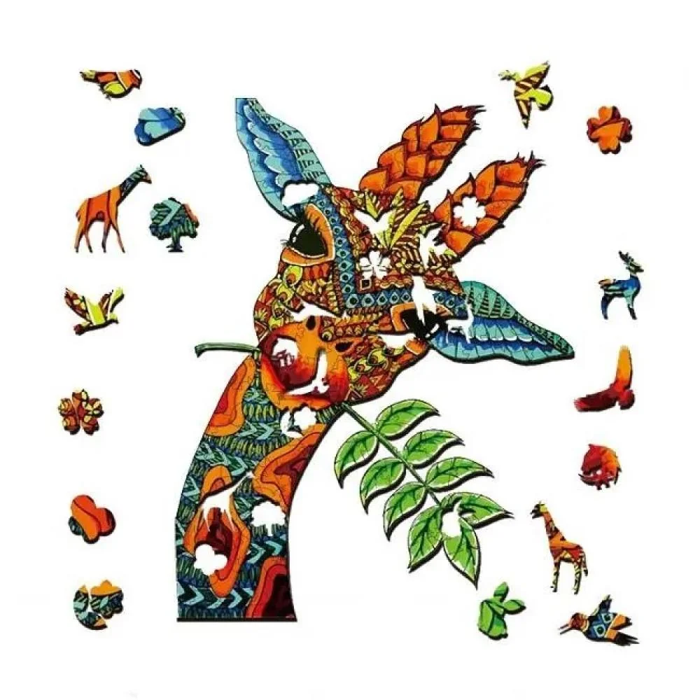 Drevené puzzle Camelopard/L 219 dielikov, veľkosť L