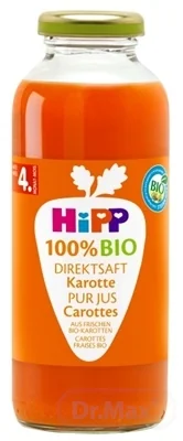 HiPP 100 % BIO Karotková šťava 1×330 ml, karotková šťava